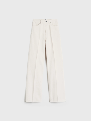 Білі джинси Totême з органічної бавовни: фото - Invogue