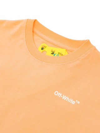 Жовта футболка OFF-WHITE KIDS : фото 2 - Invogue