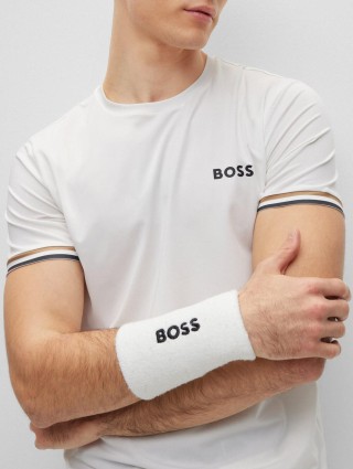 Белая футболка BOSS: фото 3 - Invogue