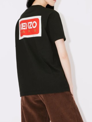 Чорна футболка KENZO : фото 2 - Invogue