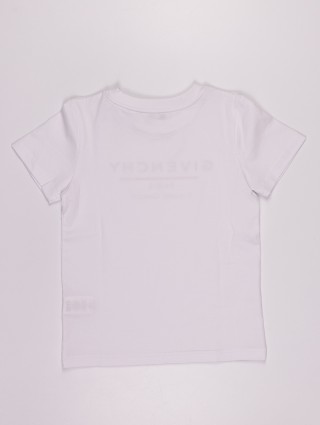 Белая футболка GIVENCHY KIDS: фото 1 - Invogue