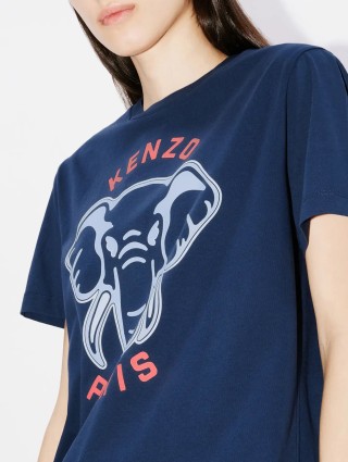 Синя футболка KENZO : фото 3 - Invogue