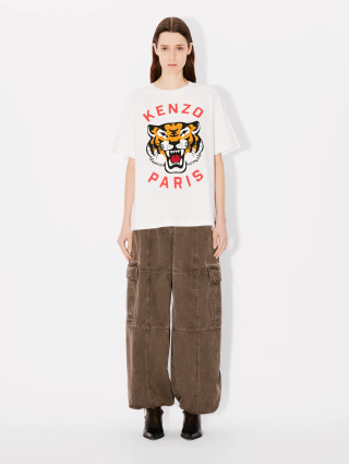Белая футболка Kenzo из чистого хлопка: фото 4 - Invogue