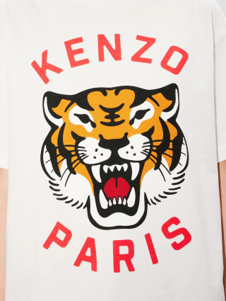Белая футболка Kenzo из чистого хлопка: фото 3 - Invogue