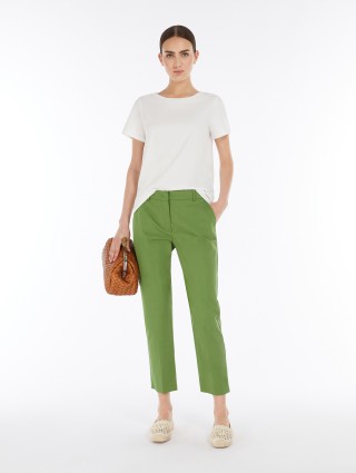 Белая футболка Weekend Max Mara из органического хлопка: фото 1 - Invogue