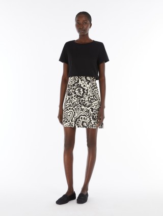 Черная футболка Weekend Max Mara из органического хлопка: фото 1 - Invogue