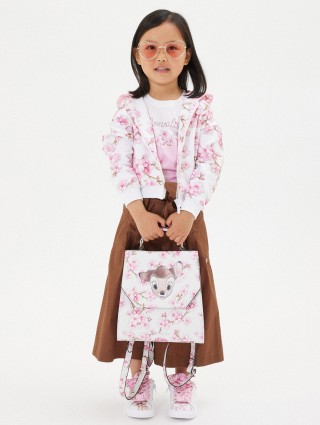 Футболка MONNALISA двухцветная с принтом: фото 1 - Invogue