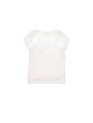 Футболка MONNALISA двухцветная с принтом: фото 3 - Invogue