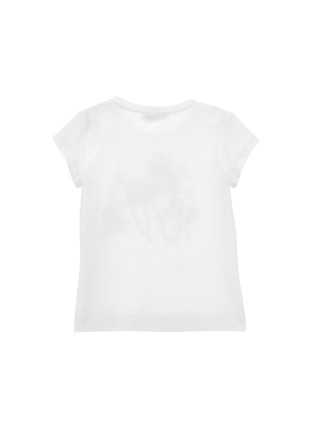 Белая футболка MONNALISA с принтом Bambi: фото 1 - Invogue