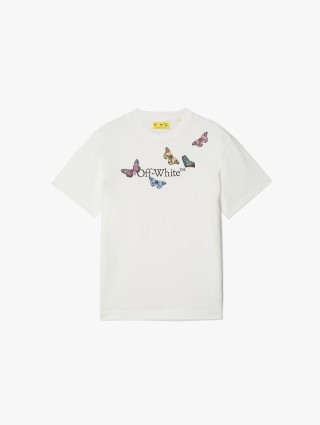 Белая футболка OFF WHITE хлопковая: фото - Invogue