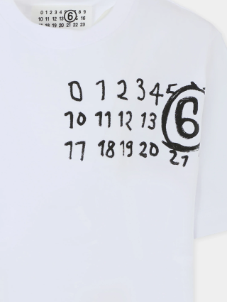 Футболка MM6 MAISON MARGIELA KIDS (73057): фото 1 - Invogue