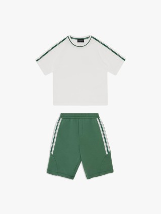 Комплект из футболки и шортов Emporio Armani: фото - Invogue