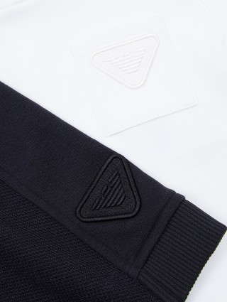 Комплект Emporio Armani з футболки та шортів: фото 2 - Invogue