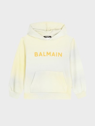 Жёлтая толстовка BALMAIN KIDS: фото - Invogue