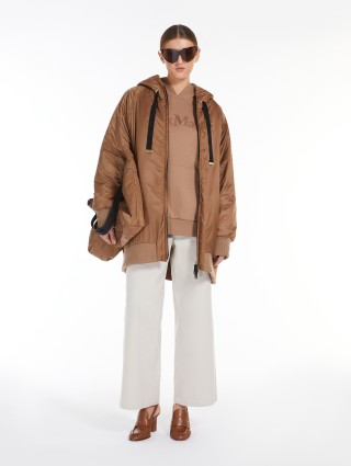 Темно-бежевое худи Max Mara с логотипом: фото 4 - Invogue