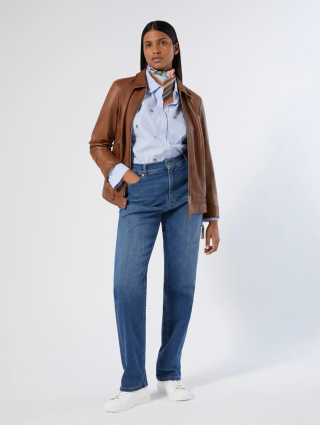 Блакитна хустка MARINA RINALDI шовкова: фото 1 Блакитна хустка MARINA RINALDI шовкова: фото 1 - Invogue