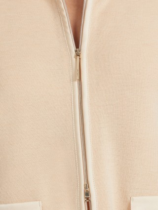 Кремовий кардиган MARC CAIN: фото 3 - Invogue