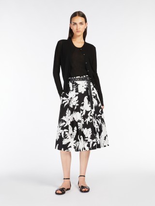 Чорний кардиган Max Mara з віскозної пряжі: фото 1 - Invogue