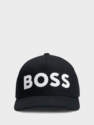 Чёрная кепка BOSS: фото - Invogue