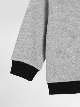 Серое худи DOLCE&GABBANA KIDS флисовое: фото 3 Серое худи DOLCE&GABBANA KIDS флисовое: фото 3 - Invogue