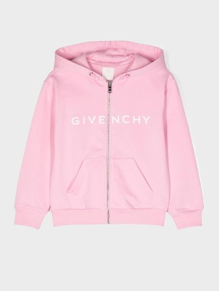 Розовая кофта GIVENCHY KIDS: фото - Invogue