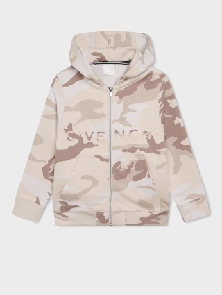 Бежевая кофта GIVENCHY KIDS: фото - Invogue