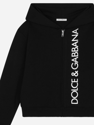 Чёрная кофта  DOLCE&GABBANA KIDS: фото 2 - Invogue