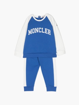 Голубые кофта, брюки MONCLER ENFANT: фото - Invogue