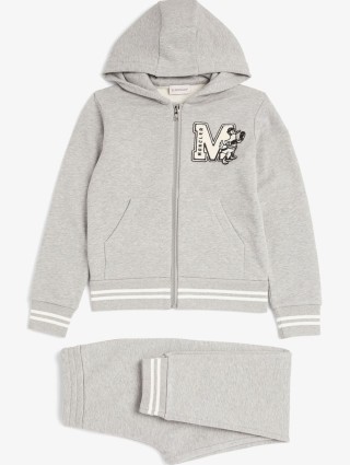 Серые кофта, брюки MONCLER ENFANT: фото - Invogue