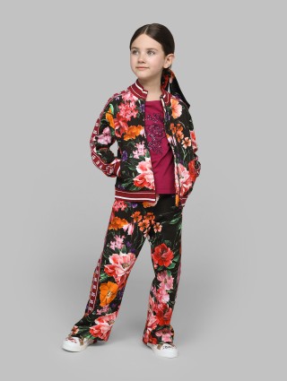 Разноцветная кофта Dolce&Gabbana с цветочным принтом: фото 1 - Invogue