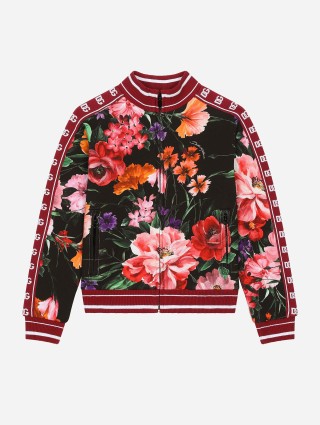 Разноцветная кофта Dolce&Gabbana с цветочным принтом: фото - Invogue