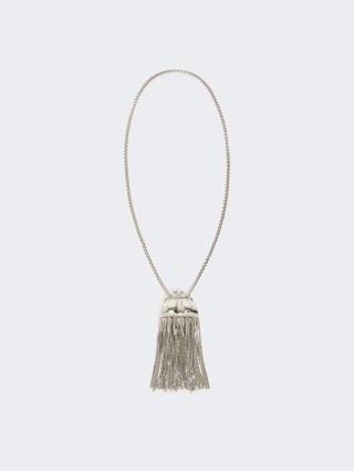 Серебряное колье WEEKEND ACCESSORIES с подвеской: фото - Invogue