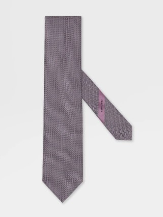 Розовый галстук ZEGNA: фото - Invogue