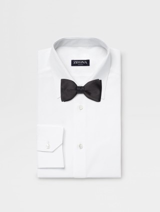Черный галстук-бабочка Zegna из шелка: фото 1 - Invogue