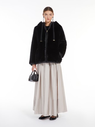 Черная куртка Max Mara двухсторонняя: фото 4 - Invogue
