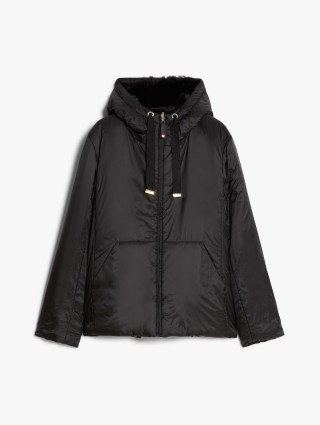 Черная куртка Max Mara двухсторонняя: фото - Invogue
