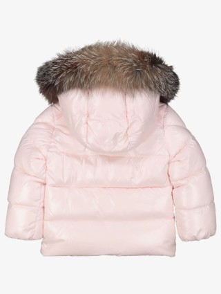 Рожева куртка MONCLER ENFANT: фото 1 - Invogue