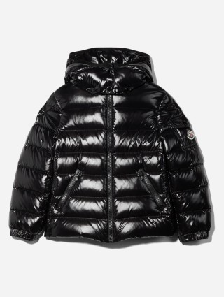 Чёрная куртка MONCLER ENFANT: фото - Invogue
