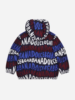 Черная куртка Dolce&Gabbana с принтом: фото 1 - Invogue