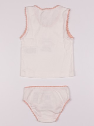 Белая майка,трусы STELLA MCCARTNEY KIDS: фото 1 - Invogue