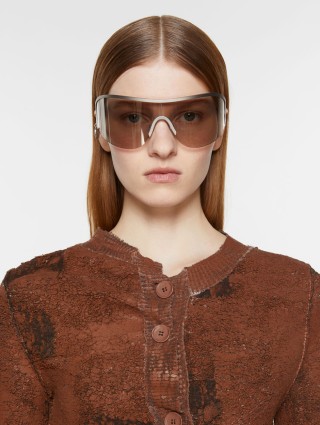 Серые очки ACNE STUDIOS: фото 1 - Invogue