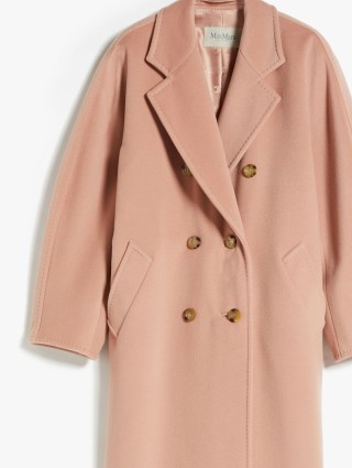 Светло-розовое пальто MAX MARA из смеси шерсти и кашемира: фото 3 - Invogue