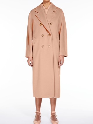 Светло-розовое пальто MAX MARA из смеси шерсти и кашемира: фото 1 - Invogue