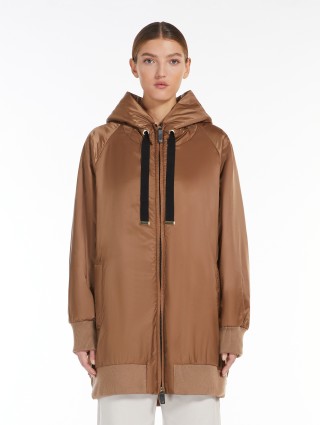 Карамельная парка Max Mara брезентовая: фото 1 - Invogue