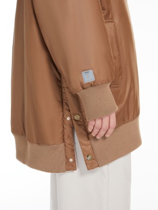 Карамельная парка Max Mara брезентовая: фото 3 - Invogue