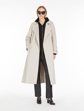 Кремовый тренч Max Mara из шерсти: фото 3 - Invogue