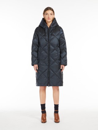 Темно-синяя парка Max Mara миди: фото 1 - Invogue