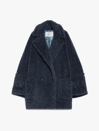 Блакитне пальто Max Mara Teddy Bear: фото - Invogue