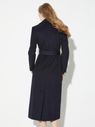 Темно-синее пальто MAX&CO из чистой шерсти: фото 2 - Invogue