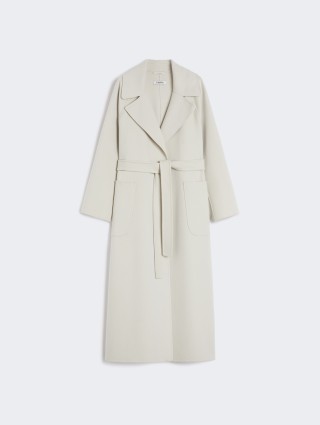 Молочне пальто MAX MARA з вовни: фото - Invogue
